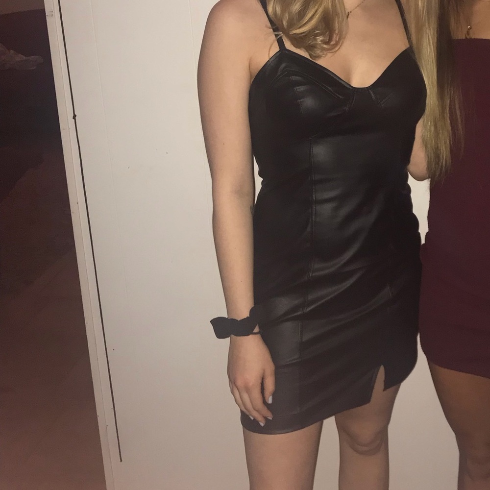 Free People Leather Dress